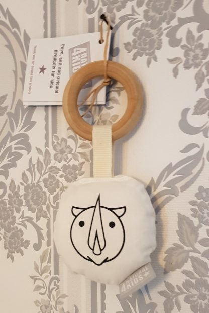 4 natural kids neushoorn rammelaar - Afbeelding 2