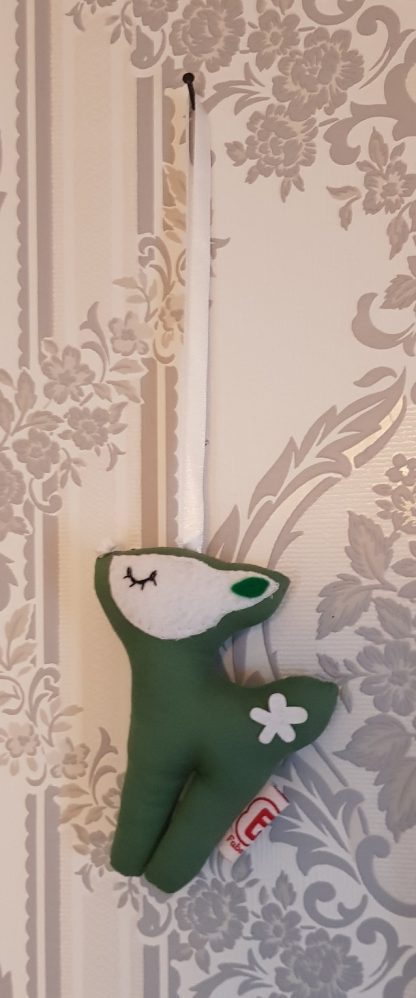 Fabs World deurhanger / kasthanger Hert legergroen - Afbeelding 2