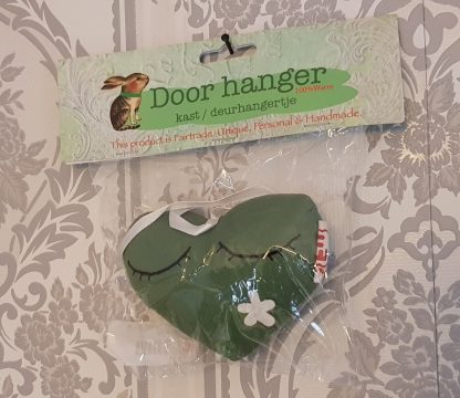 Fabs World deurhanger, kasthanger Hart legergroen - Afbeelding 2