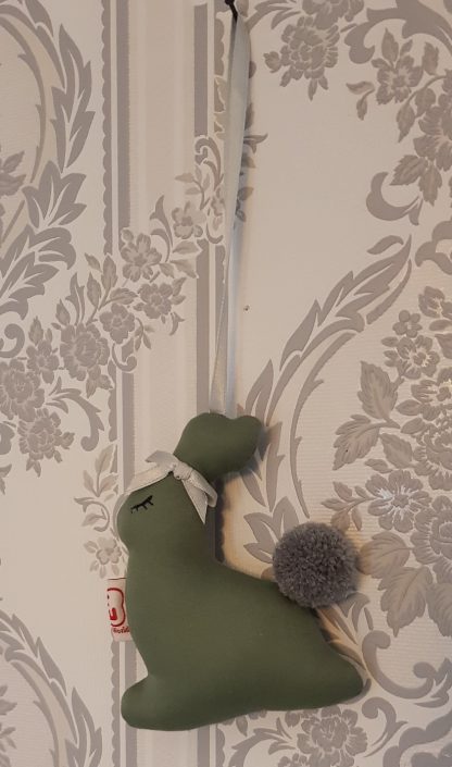 Fabs World deurhanger Konijn vintage green / legergroen - Afbeelding 2