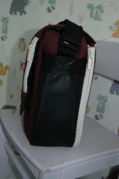 Mutsy luiertas 007 bordeaux rood (uitverkocht) - Afbeelding 3