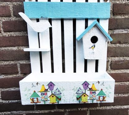 Leuk decoratief voederhuisje 007 (uitverkocht)