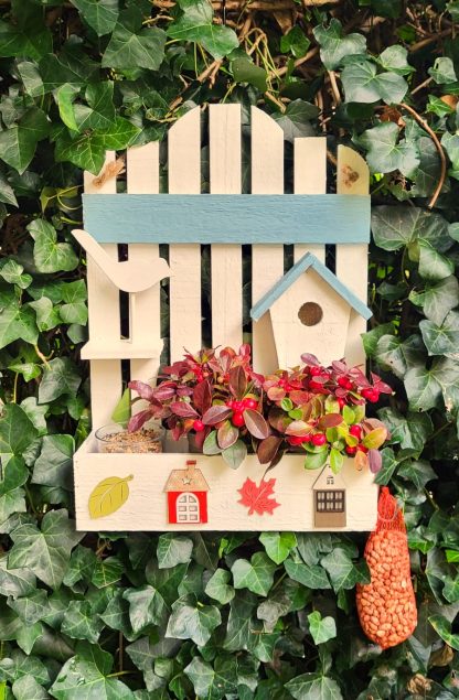 Leuk decoratief voederhuisje, h003 (uitverkocht) - Afbeelding 5