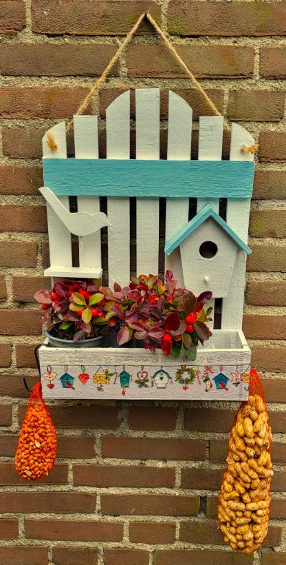 Leuk decoratief voederhuisje, w018 (uitverkocht)