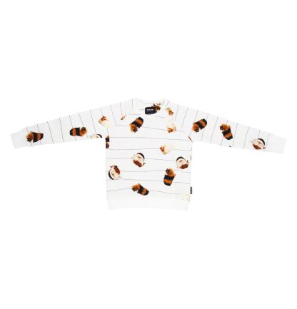 Snurk sweater Cavia white  , (uitverkocht)