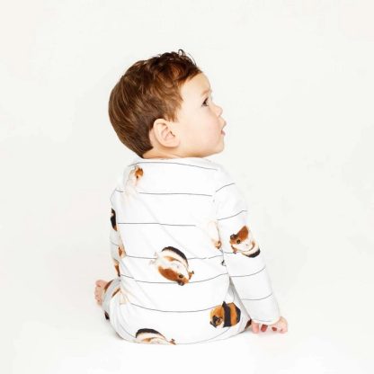 SNURK jumpsuit cavia white mt 80 (uitverkocht) - Afbeelding 3