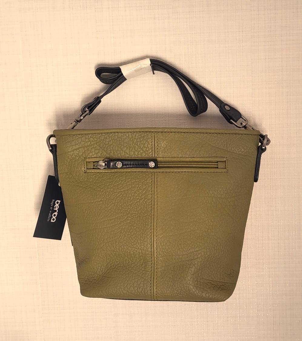 Berba Chamonix schoudertas mini olive B0023 - Afbeelding 2