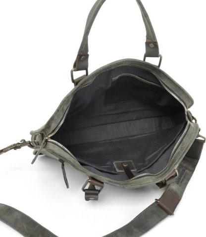 Berba Leren 3 in 1 rugzak briefcase B033 Military - Afbeelding 5