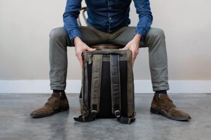Berba Leren 3 in 1 rugzak briefcase B033 Military - Afbeelding 2