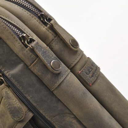 Berba Leren 3 in 1 rugzak briefcase B033 Military - Afbeelding 9