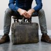 Berba Leren 3 in 1 rugzak briefcase B033 Military