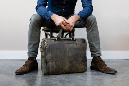 Berba Leren 3 in 1 rugzak briefcase B033 Military