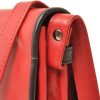 Berba Leren overslag tas rood zwart B002 (uitverkocht) - Afbeelding 5