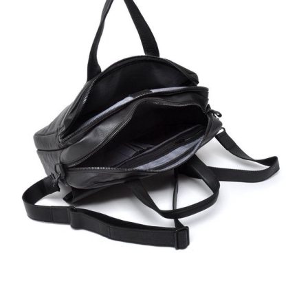 Berba Klassieke leren business tas zwart B005 (uitverkocht) - Afbeelding 4