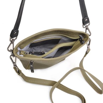 Berba Chamonix schoudertas mini olive B013 - Afbeelding 3