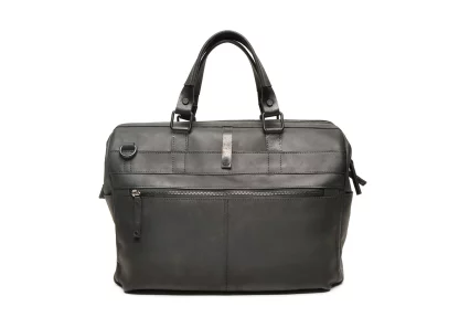 Berba stoere, trendy laptoptas Ruvido zwart B022 (uitverkocht)