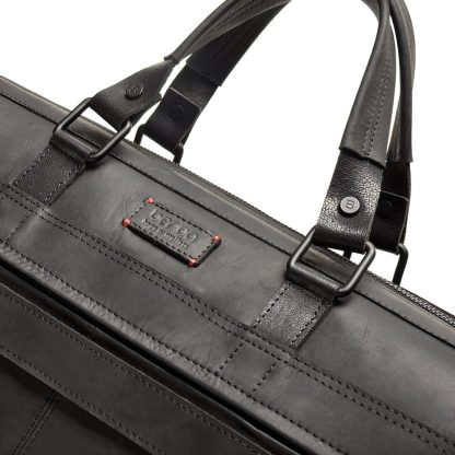 Berba stoere, trendy laptoptas Ruvido zwart B022 (uitverkocht) - Afbeelding 3