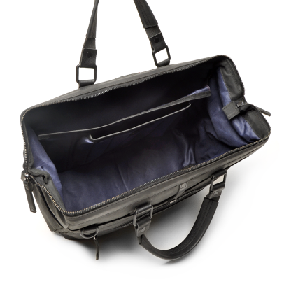 Berba stoere, trendy laptoptas Ruvido zwart B022 (uitverkocht) - Afbeelding 4