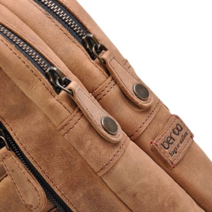 Berba Leren 3 in 1 rugzak briefcase (uitverkocht) - Afbeelding 4