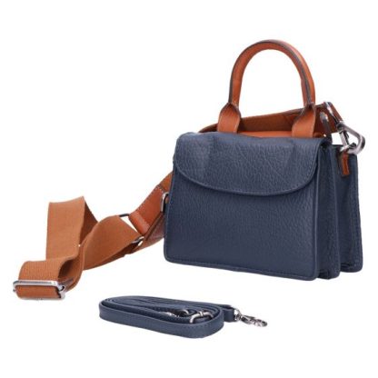 Berba Chamonix mini bag schoudertasje Navy B057 - Afbeelding 2