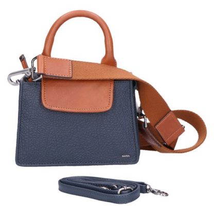 Berba Chamonix mini bag schoudertasje Navy B057