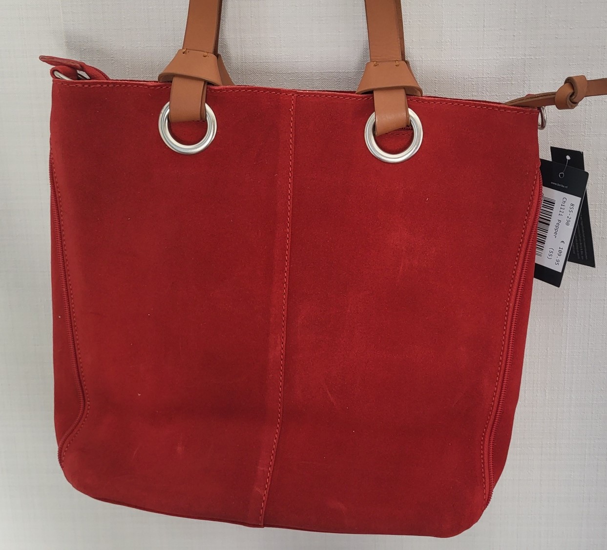 Berba Stretto shopper / schoudertas chili pepper B0024 - Afbeelding 5