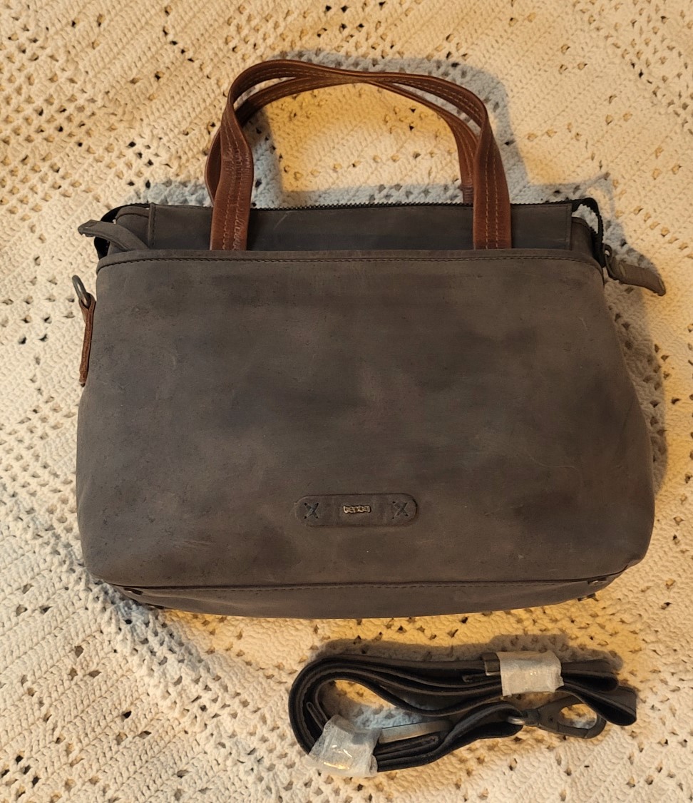 Berba Barbarossa Femme schoudertas grijsblauw B003