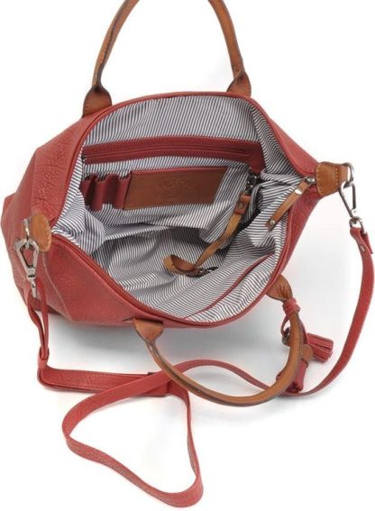 Berba Chamonix schoudertas red B043 - Afbeelding 2