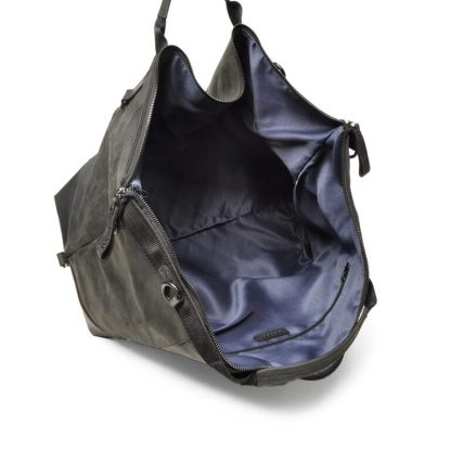 Berba Barbarossa leren reistas / weekender navy B053 - Afbeelding 3