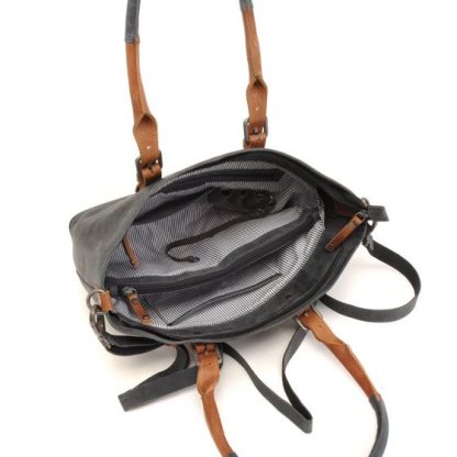 Berba Barbarossa damestas / shopper navy B054 - Afbeelding 2