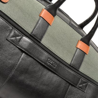 Berba Olly modieuze reistas / weekender black/olive B052 - Afbeelding 3