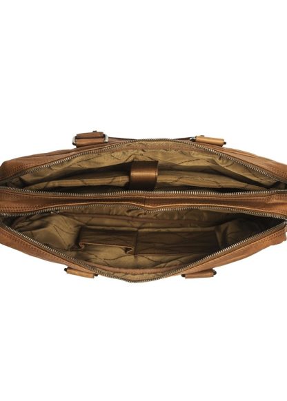 Chesterfield 2 vaks laptoptas aktetas Floris (uitverkocht) - Afbeelding 4
