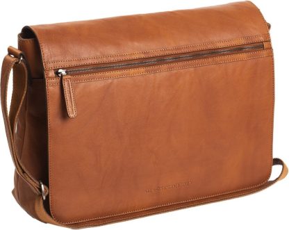Chesterfield laptop schoudertas MARLEY cognac C001 - Afbeelding 4
