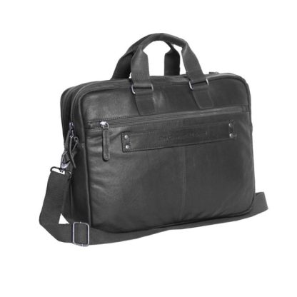Chesterfield laptoptas SETH zwart C0010