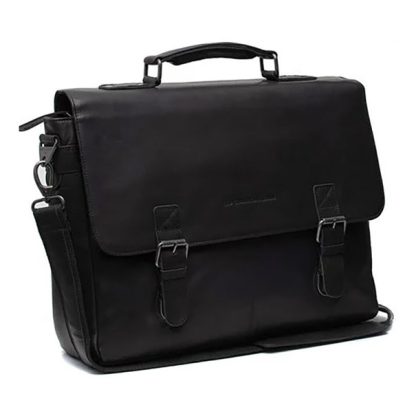 Chesterfield laptoptas BELFAST zwart C0013