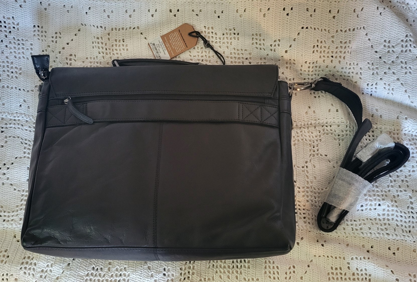 A. Chesterfield laptoptas BELFAST zwart C0013 - Afbeelding 3