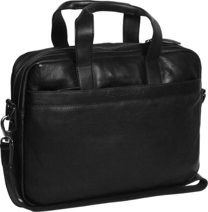 Chesterfield laptoptas, businesstas DEAN zwart C005