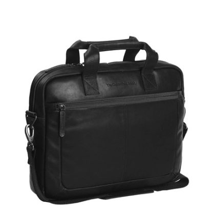Chesterfield laptoptas, CALVI zwart C007