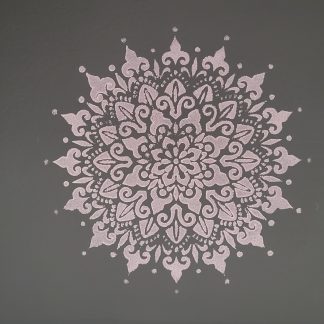 2. Dienblad met Mandala sjabloon DB01