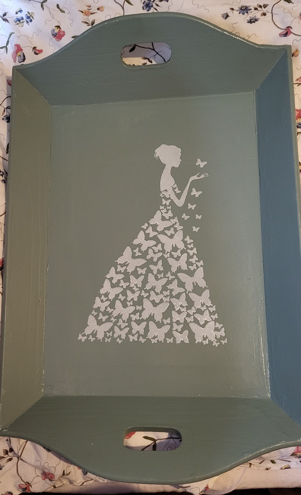 2a. Dienblad met vlinderjurk sjabloon DB02 - Afbeelding 9