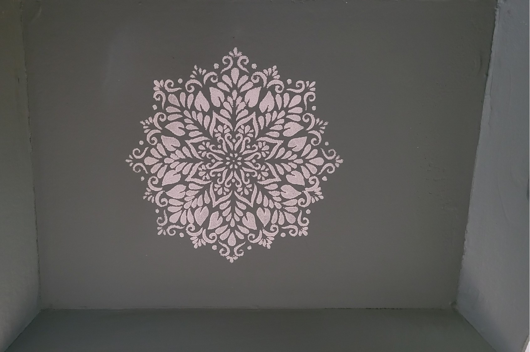 2. Dienblad met Mandala sjabloon DB013