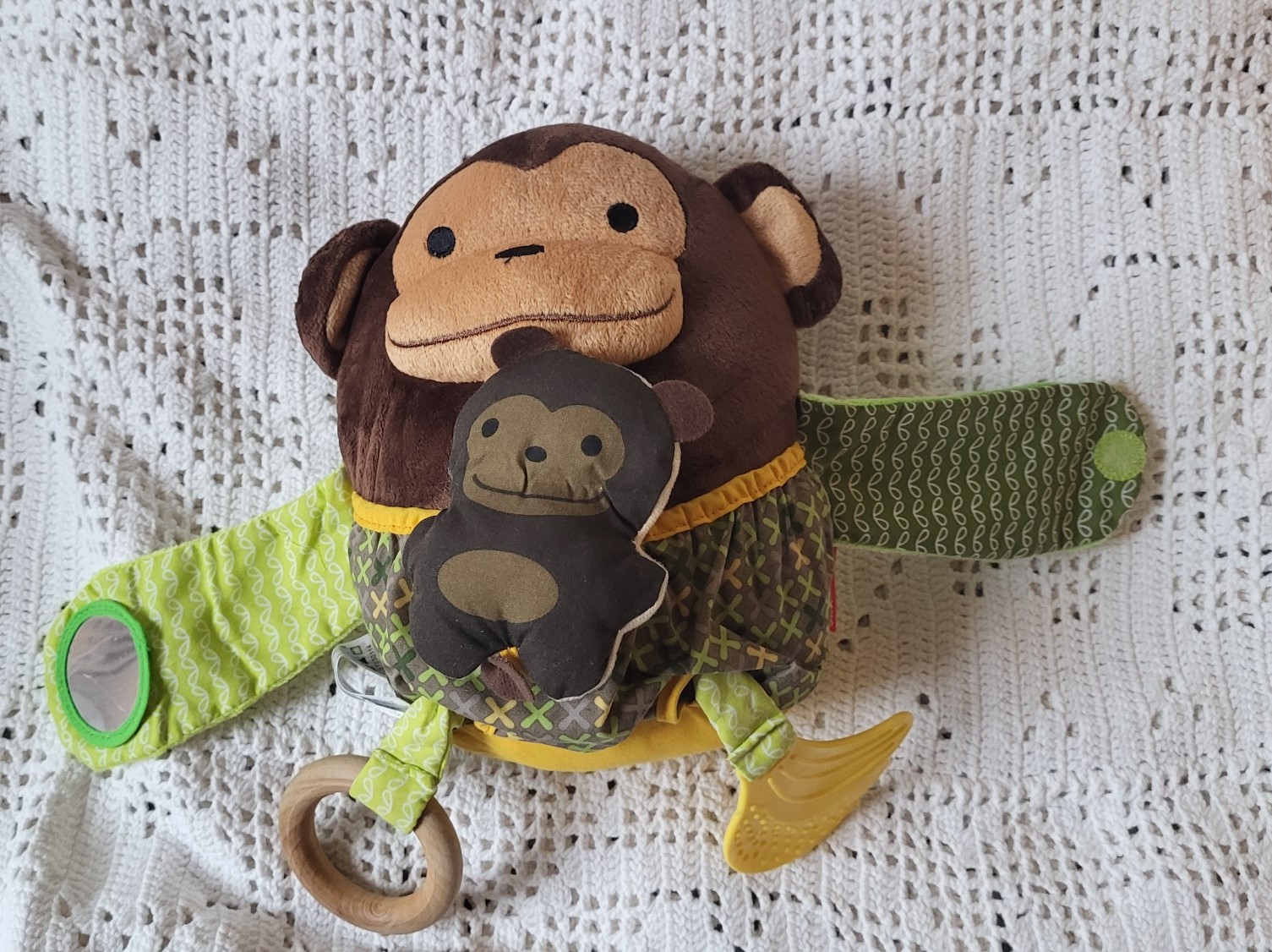 Skip Hop Activiteiten knuffel Aap - Afbeelding 4