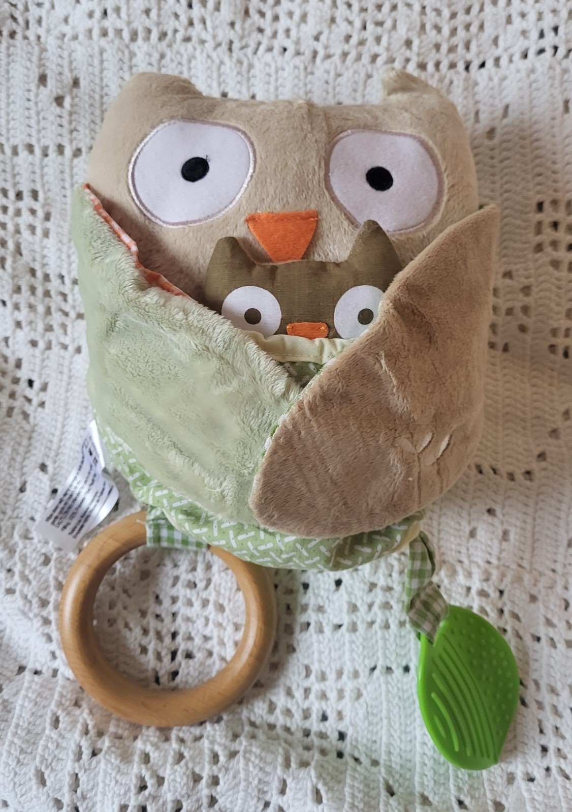 Skip Hop Activiteiten knuffel Uil beige