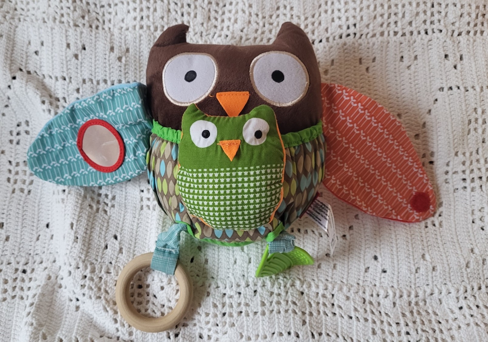 Skip Hop Activiteiten knuffel Uil - Afbeelding 4