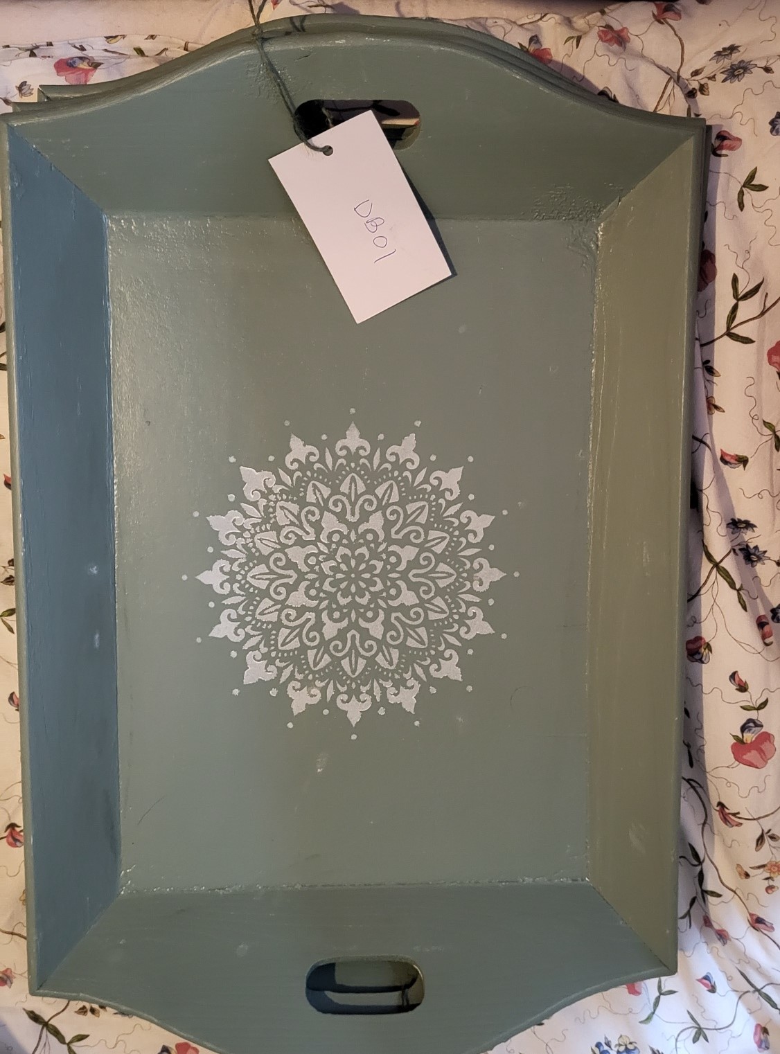 2a. Dienblad met Mandala sjabloon DB013 - Afbeelding 6