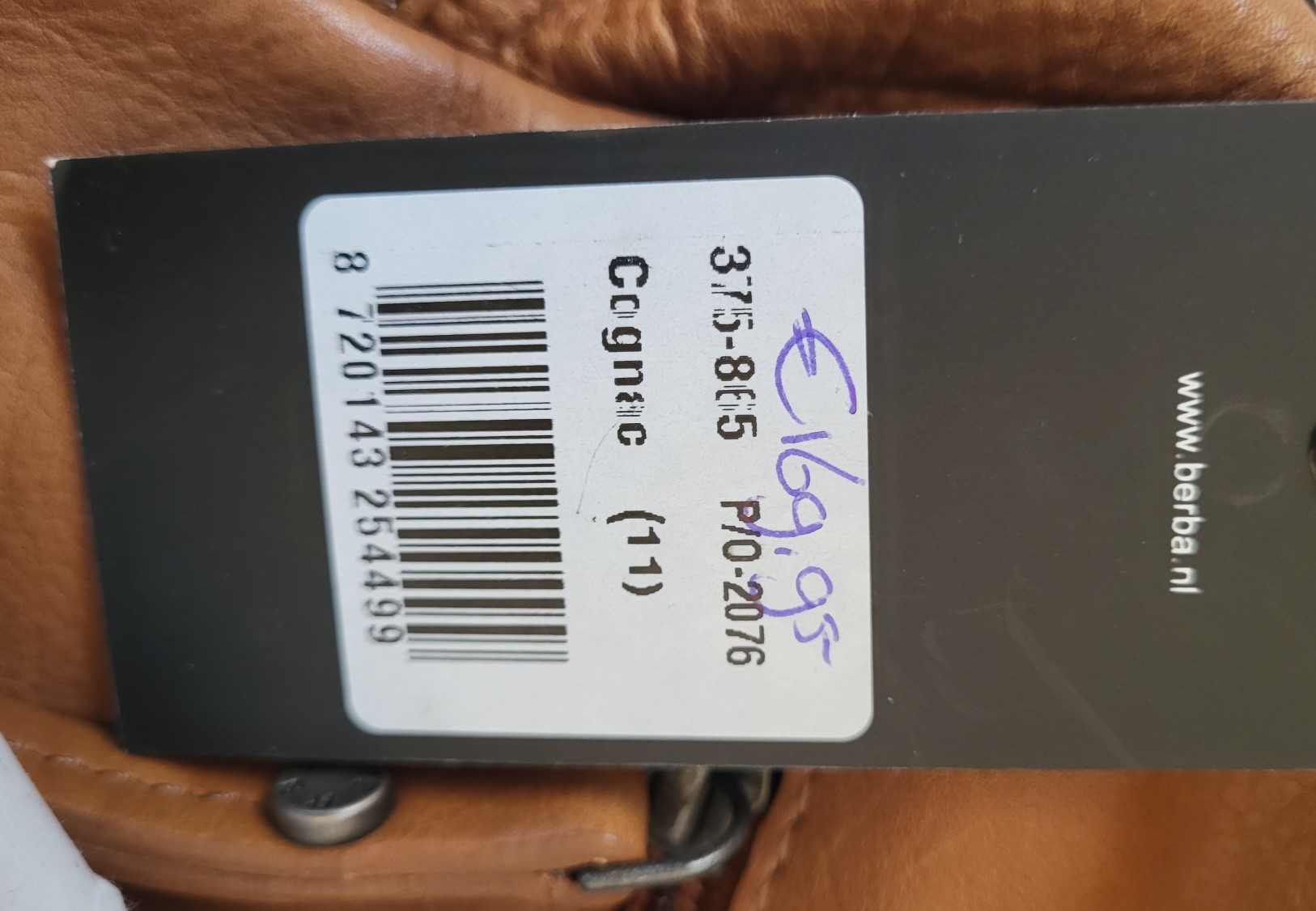 Berba Scotch rugzak cognac B005 - Afbeelding 4