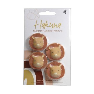 Hakuna magneten (4 stuks) van Atelier Pierre Junior (komen 28 mrt binnen)