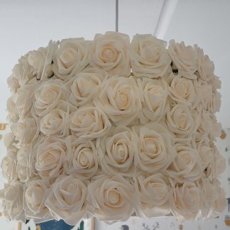 A. Lampenkap rozen wit
