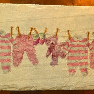 Wanddecoratie waslijn baby girl or baby boy