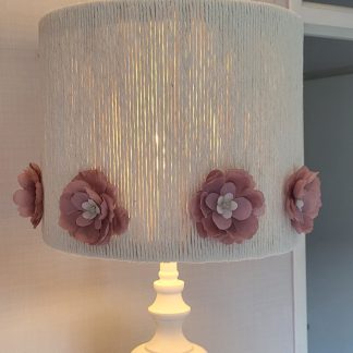 Prachtige lampenkap creme NIEUW